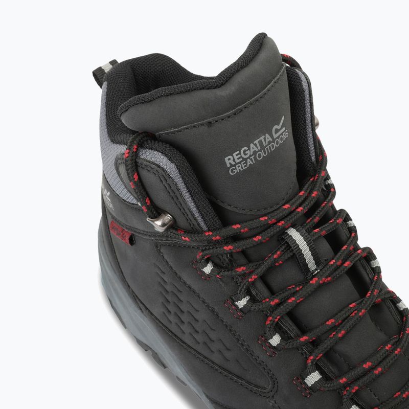 Черевики туристичні чоловічі REGATTA Amble black/rio red 16