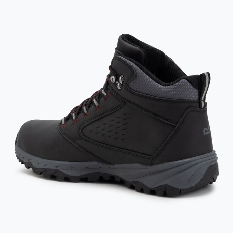 Черевики туристичні чоловічі REGATTA Amble black/rio red 3