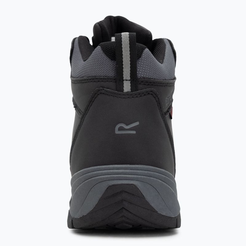 Черевики туристичні чоловічі REGATTA Amble black/rio red 6