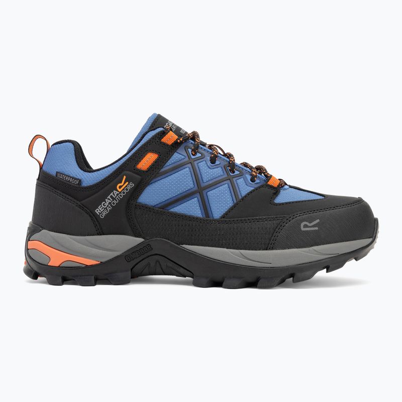 Черевики трекінгові чоловічі REGATTA Samaris III Low olympian blue/black/tango 2
