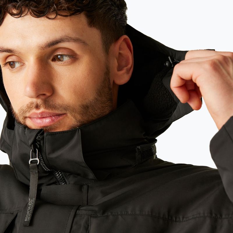 Чоловіча дощова куртка REGATTA Marron black 4