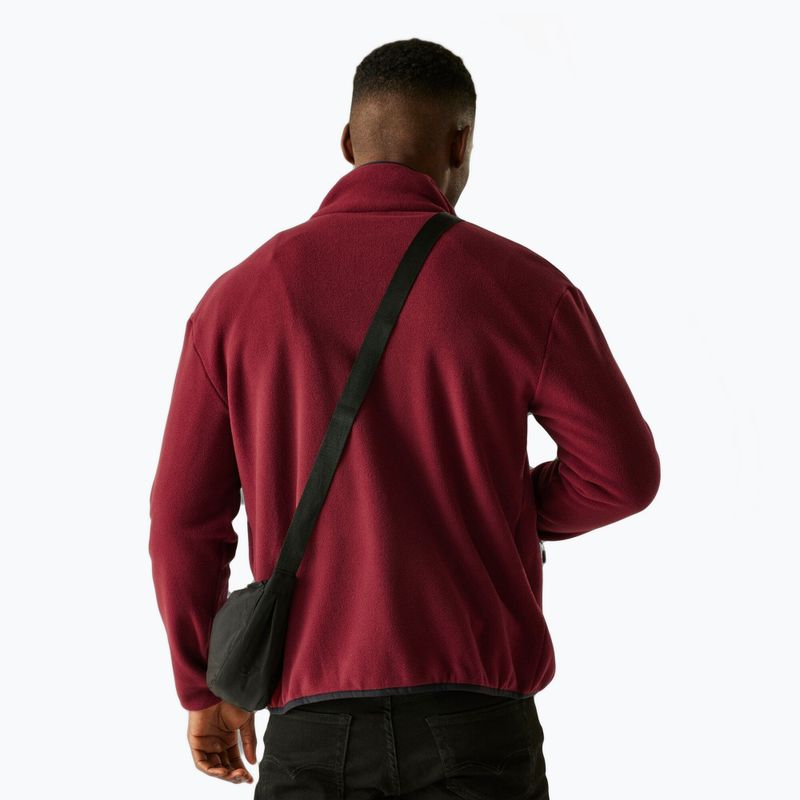 Кофта флісова чоловіча REGATTA Frankie Full Zip dark maroon 3