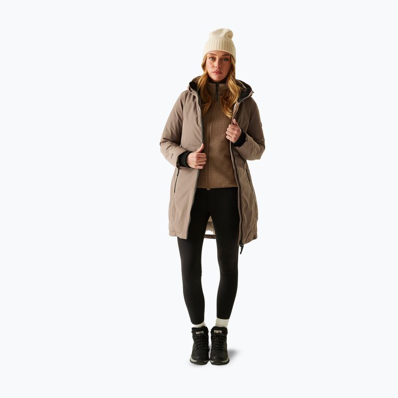 Жіноча дощова куртка REGATTA Brown mocha/perfectly pale 2