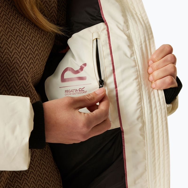 Пальто утеплене жіноче REGATTA Ujeane stone white/black 9