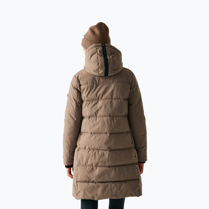Жіноче утеплене пальто REGATTA Eryn mocha/black 3