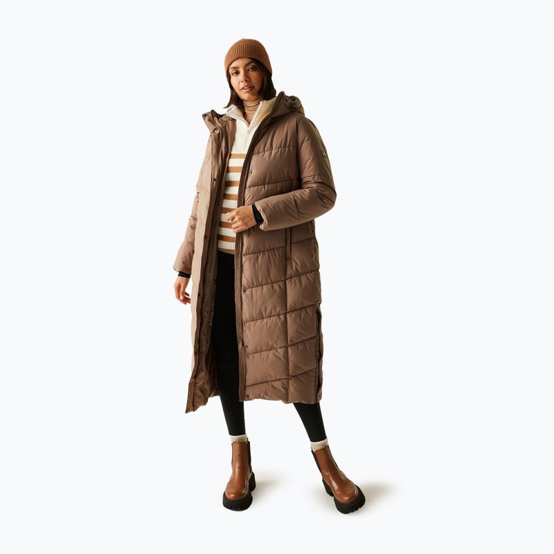 Жіноче утеплене пальто REGATTA Eloria mocha 2
