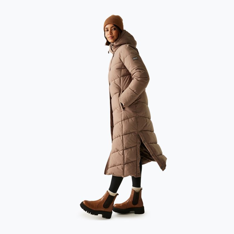 Жіноче утеплене пальто REGATTA Eloria mocha 4
