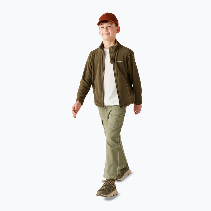 Кофта флісова дитяча Regatta King II olive night 5
