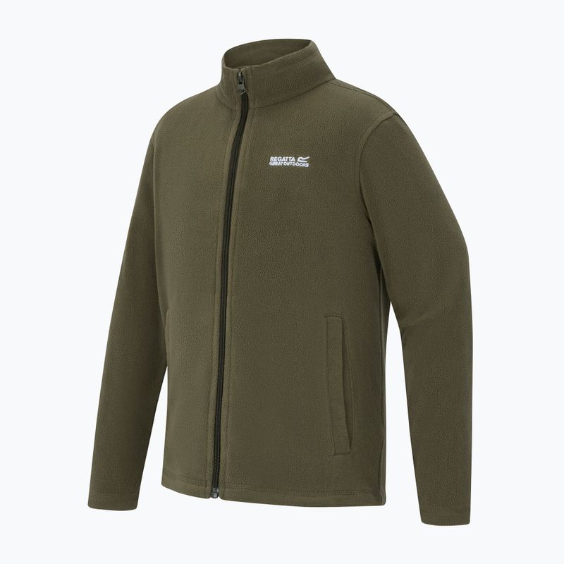 Кофта флісова дитяча Regatta King II olive night 3