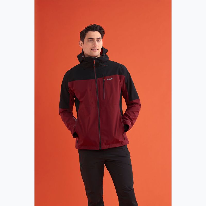 Куртка 3в1 чоловіча REGATTA Wentwood dark maroon/black 15