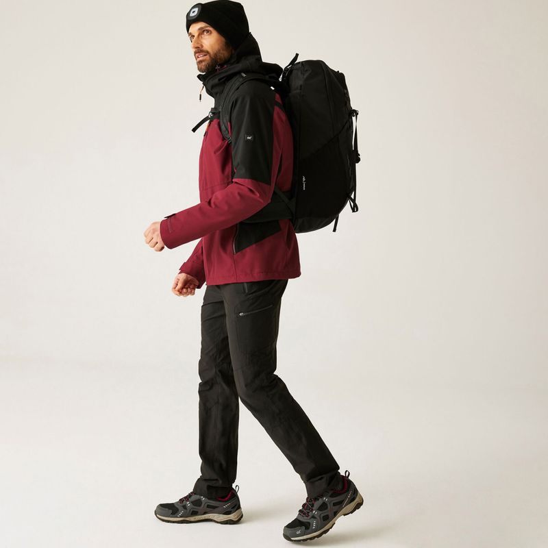 Куртка 3в1 чоловіча REGATTA Wentwood dark maroon/black 18