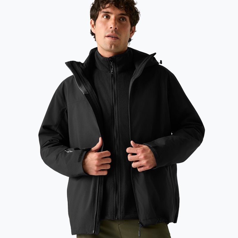Куртка 3в1 чоловіча REGATTA Coriver 3in1 2026 black/black 4