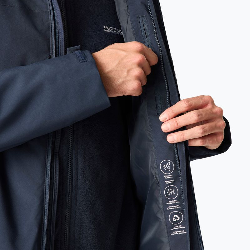 Куртка 3в1 чоловіча REGATTA Coriver 3in1 2026 navy/navy inner 8