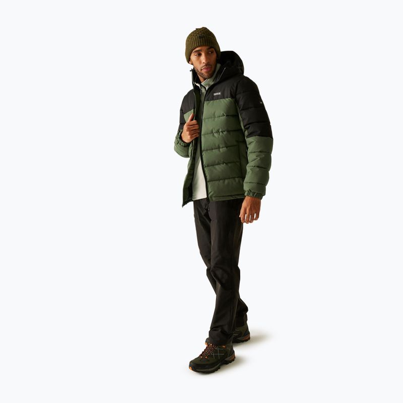 Чоловіча утеплена куртка REGATTA Aldthron olive night/black 2