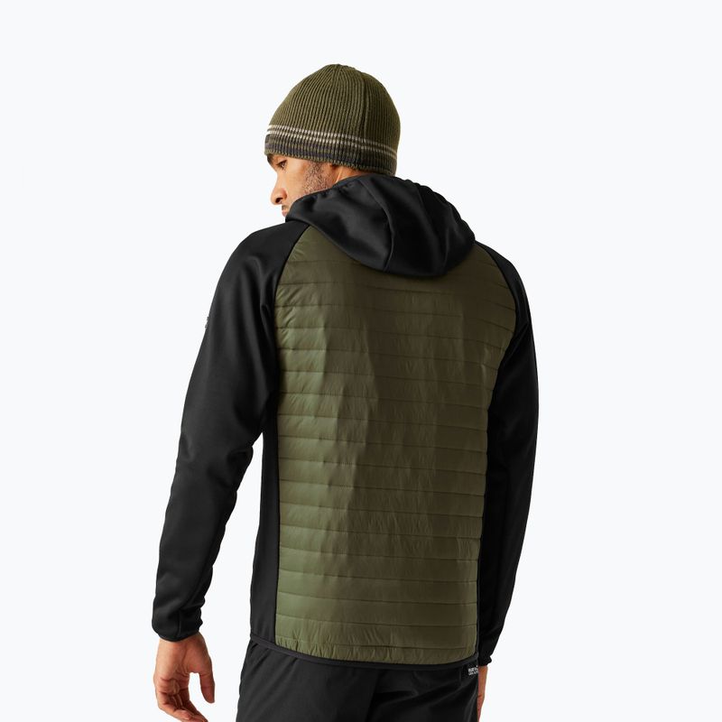 Чоловіча гібридна куртка REGATTA Andreson Hybrid olive/night black 3