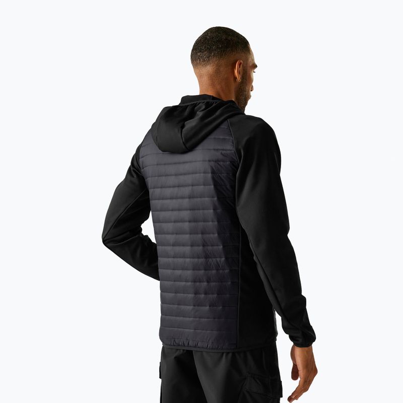 Куртка гібридна чоловіча REGATTA Andreson Hybrid black/ash/gold flake 3