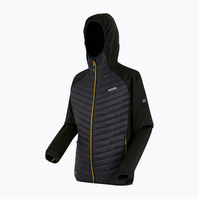 Куртка гібридна чоловіча REGATTA Andreson Hybrid black/ash/gold flake 7