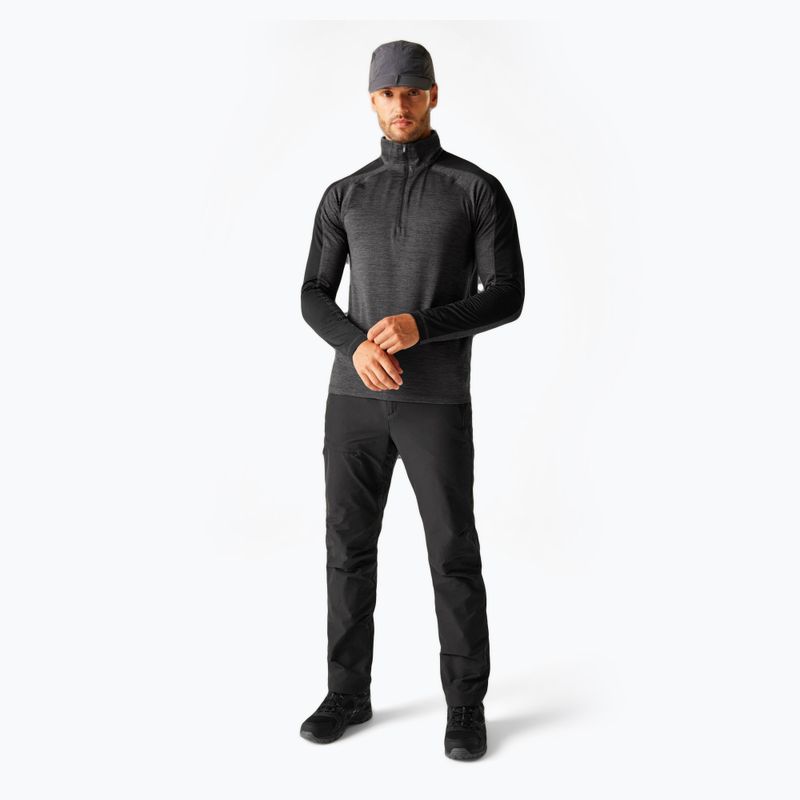 Кофта чоловіча REGATTA Hepley ash/black 2