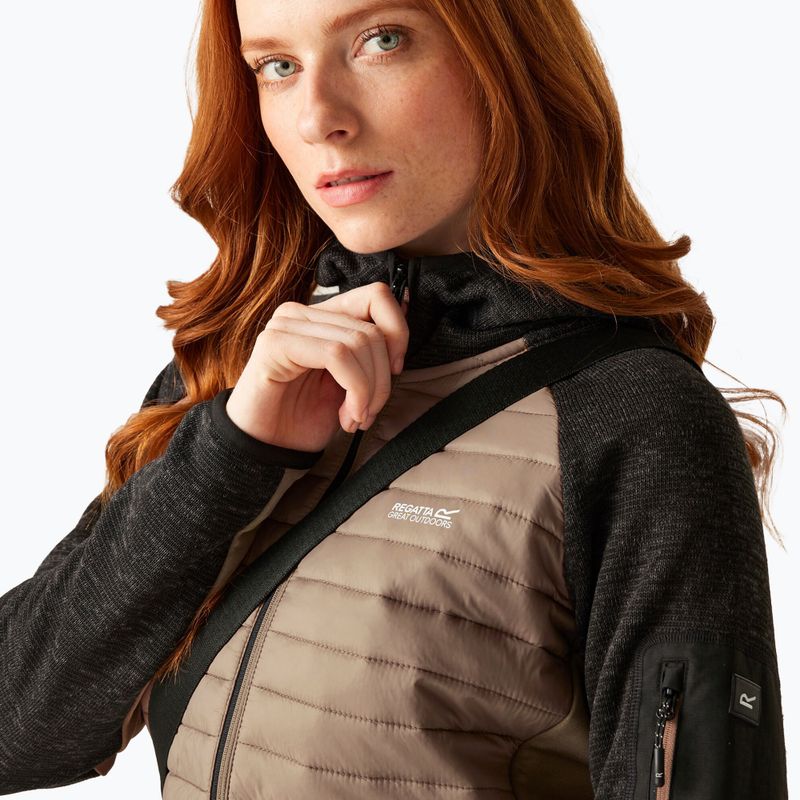Куртка гібридна жіноча Regatta Newhill Hybrid mocha/black 4
