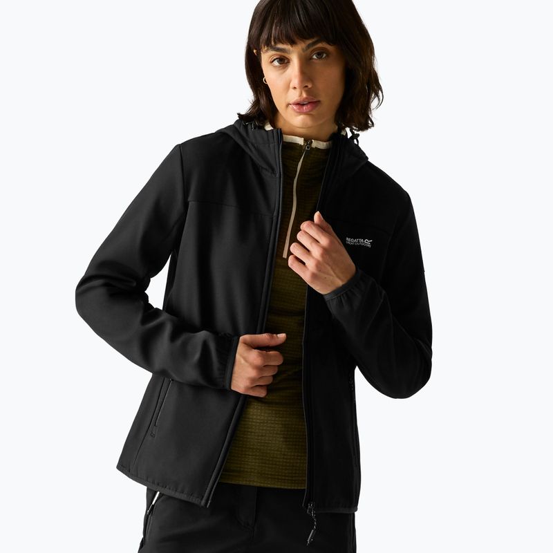 Куртка софтшелл жіноча REGATTA Ossek black 4