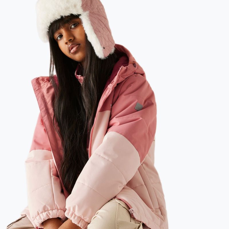 Утеплена дитяча куртка REGATTA Lofthouse dusty rose/lotus pink 7