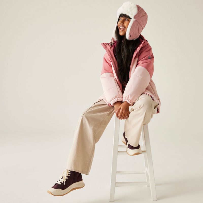 Утеплена дитяча куртка REGATTA Lofthouse dusty rose/lotus pink 9