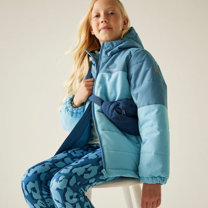 Дитяча утеплена куртка REGATTA Lofthouse storm blue/north birch 11