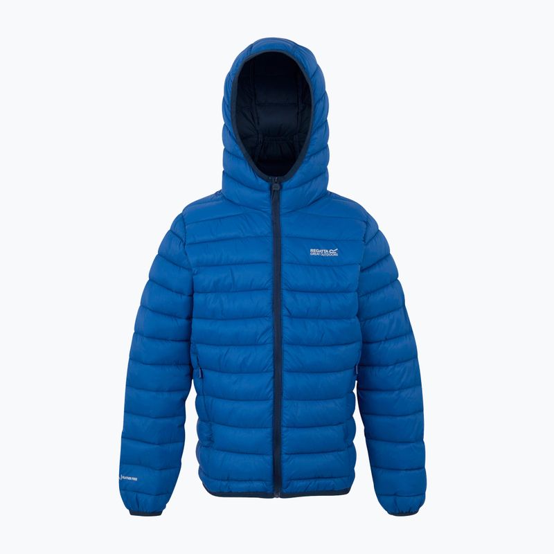 Дитяча куртка REGATTA Hooded Marizion snorkel blue/moonlight denim