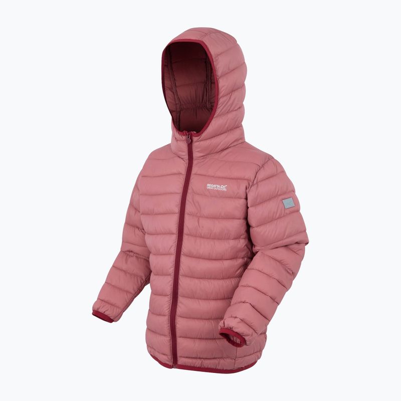 Куртка дитяча REGATTA Hooded Marizion dusty rose/dark pimiento 3