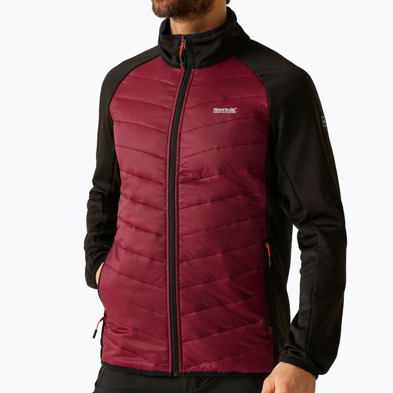 Куртка 3в1 чоловіча REGATTA Sacramento dark maroon/black 9