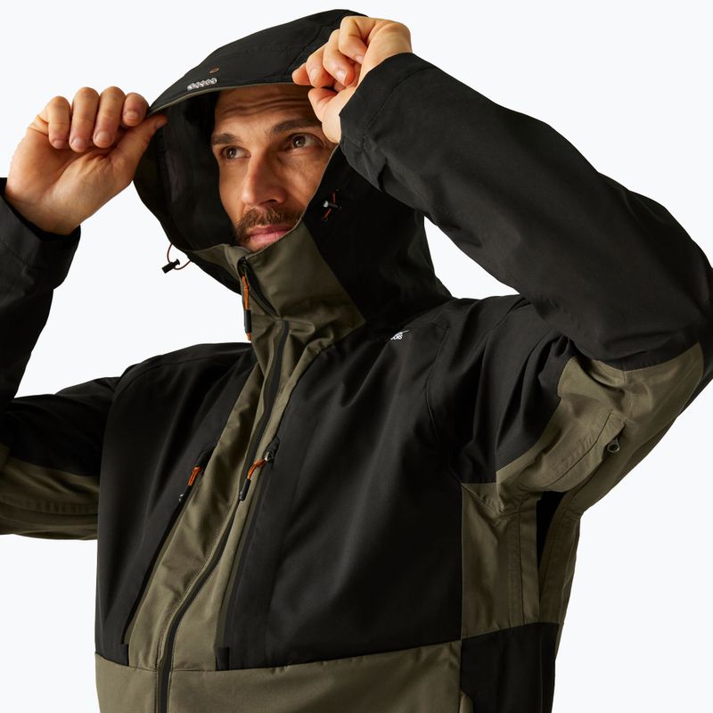 Куртка 3в1 чоловіча REGATTA Sacramento olive night/black 4