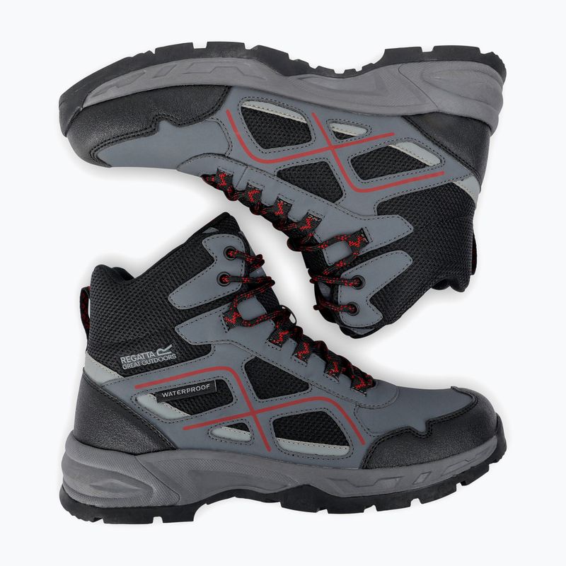 Взуття туристичне чоловіче REGATTA Vendeavour granite/rio red 2