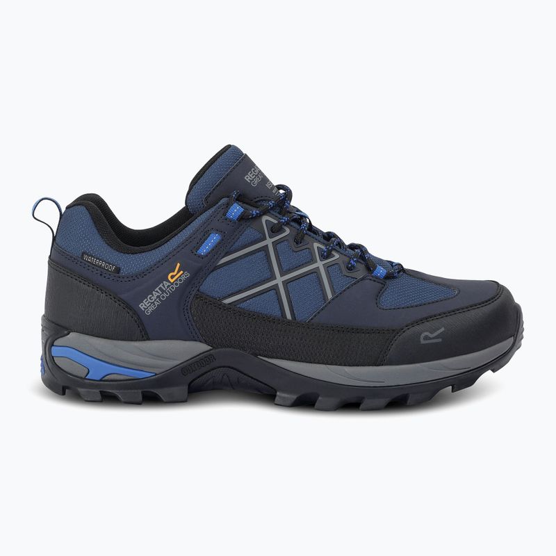 Чоловічі трекінгові черевики REGATTA Samaris III Low navy/snorkel blue 2
