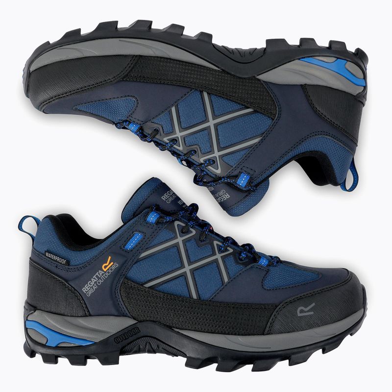 Чоловічі трекінгові черевики REGATTA Samaris III Low navy/snorkel blue 5