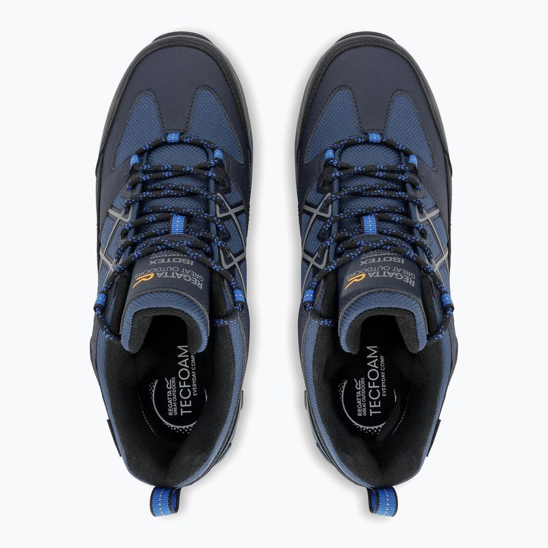 Черевики трекінгові чоловічі REGATTA Samaris III Low navy/snorkel blue 13