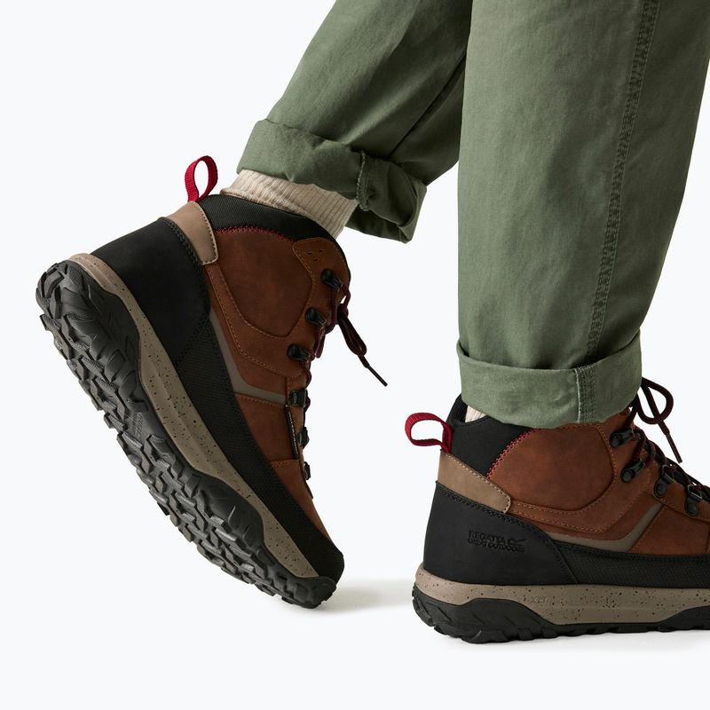 Взуття туристичне чоловіче REGATTA Renford brown/rio red 7