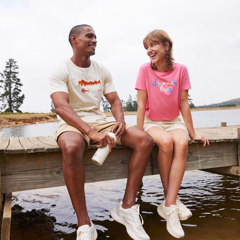 Футболка чоловіча Regatta ClineIX white stone wilderness 10