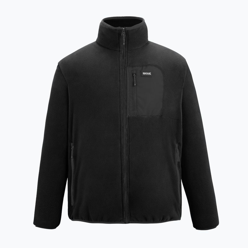 Кофта флісова чоловіча REGATTA  Frankie Full Zip Fleece black/black 6