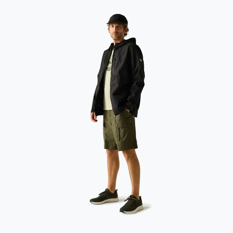 Куртка дощовик чоловіча REGATTA Waterproof Shell Frankie black 2