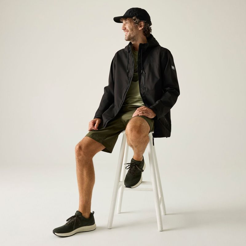 Куртка дощовик чоловіча REGATTA Waterproof Shell Frankie black 12