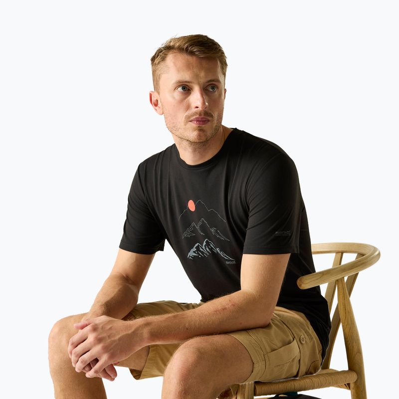 Футболка трекінгова чоловіча REGATTA Fingal Stretch black 4