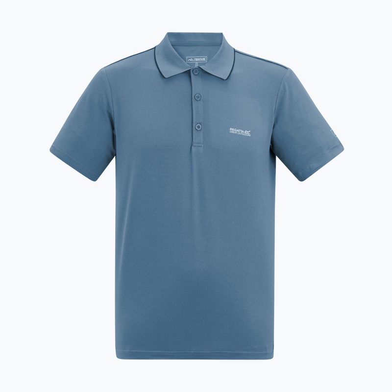Футболка трекінгова чоловіча REGATTA Polo Maverikstretch china blue 5