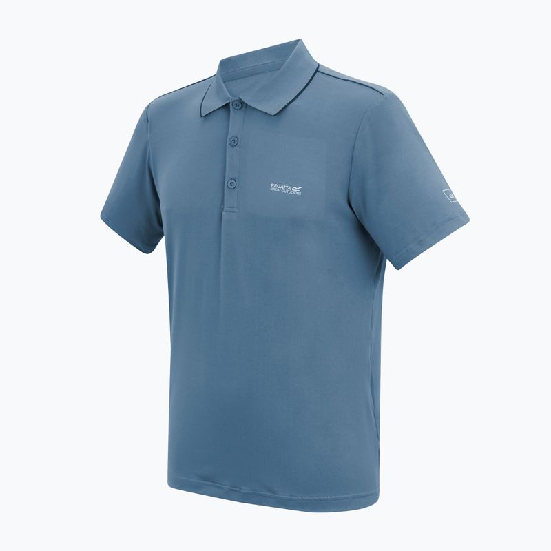 Футболка трекінгова чоловіча REGATTA Polo Maverikstretch china blue 7