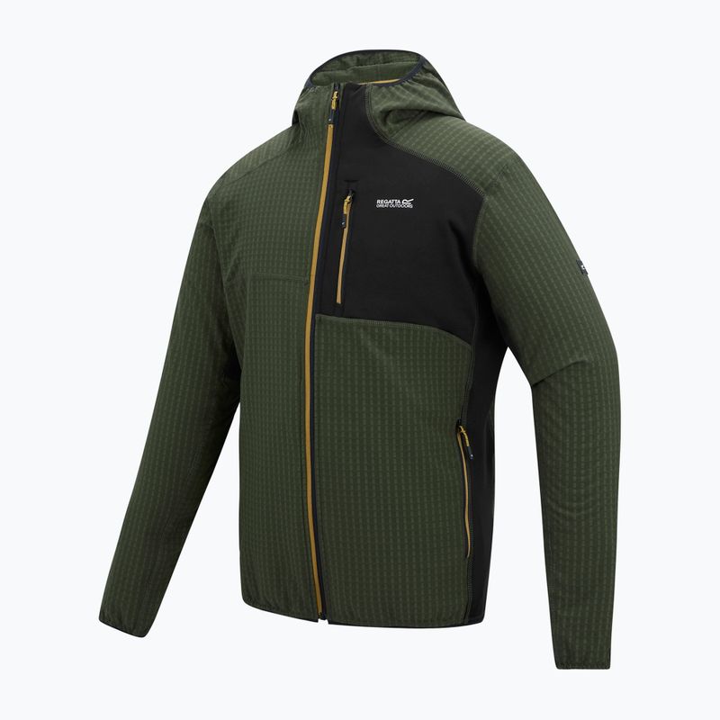 Кофта флісова чоловіча REGATTA Alven dark khaki/black 7