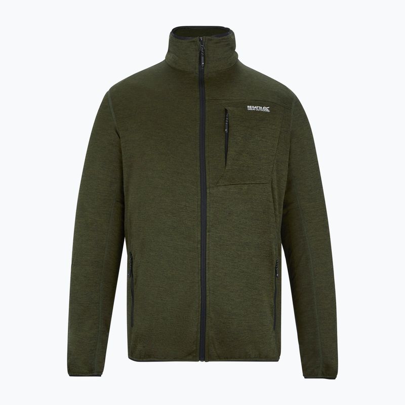 Кофта трекінгова чоловіча REGATTA Hillden Midlayer dark khaki 5