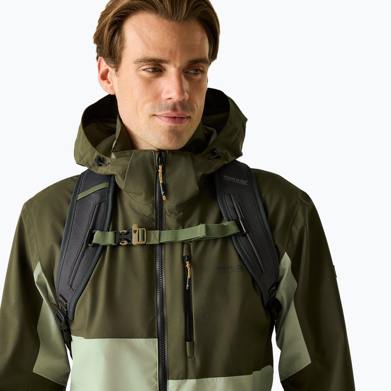 Куртка дощовик чоловіча REGATTA Waterproof Shell Bosfield light sage/dark khaki 4