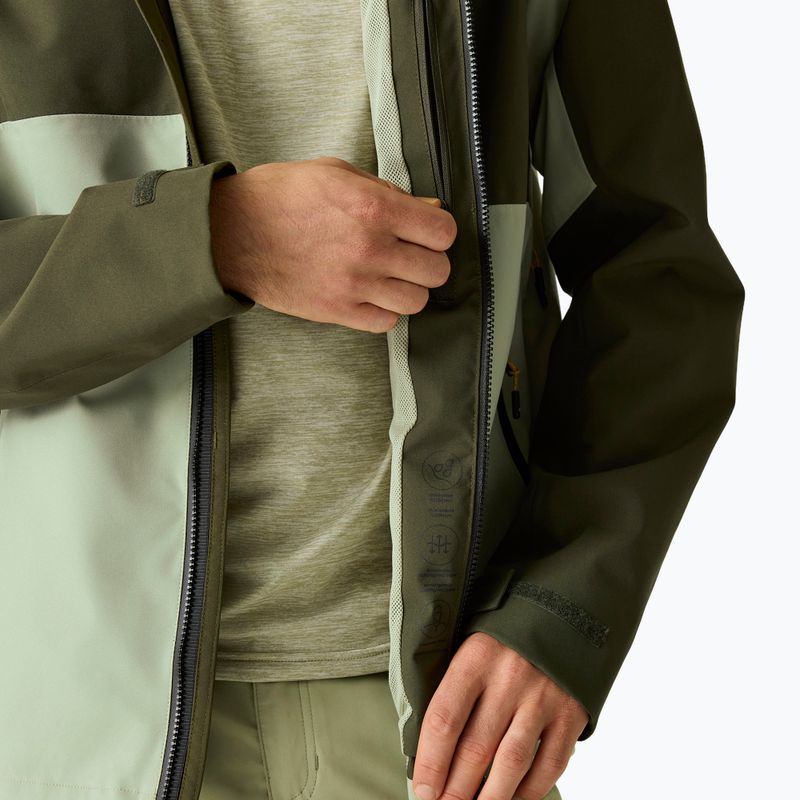 Куртка дощовик чоловіча REGATTA Waterproof Shell Bosfield light sage/dark khaki 7