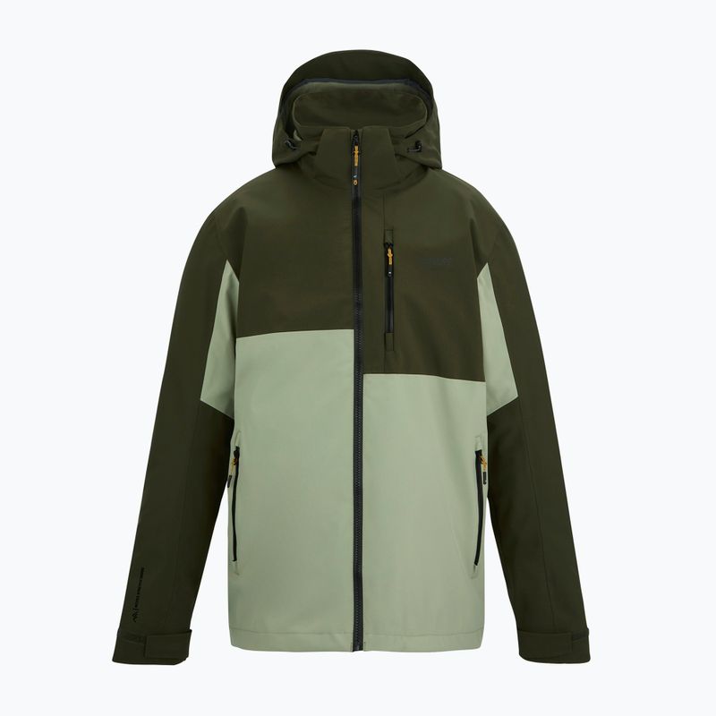 Куртка дощовик чоловіча REGATTA Waterproof Shell Bosfield light sage/dark khaki 9