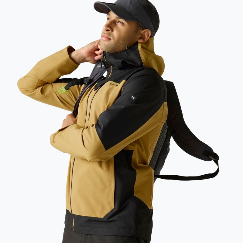 Куртка дощовик чоловіча REGATTA Highton Stretch IV wood brown/black 5