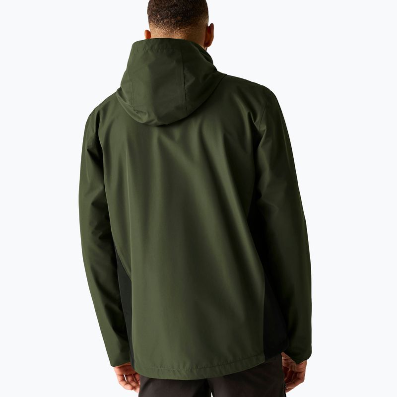 Куртка софтшелл чоловіча REGATTA Matt II dark khaki/black 3